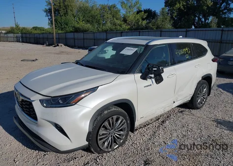 2020 Toyota Highlander Hybrid Platinum из США, поврежденный, VIN 5TDEBRCH2LS012254